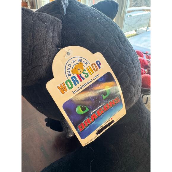 Build-A-Bear Toothless Plush 2021 How to Train Your Dragon | Tag Attached - Picture 3 of 10
